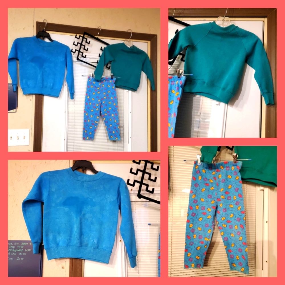 *Vntg* 3pc 5/6 leggings/sweatshirts